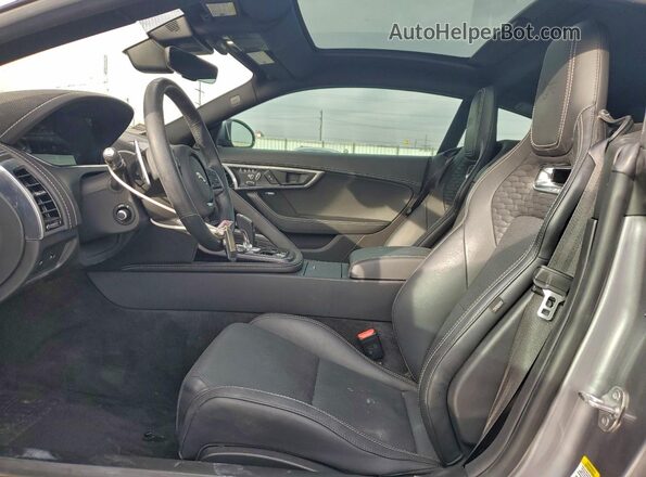 SAJD51FE0MCK69553 2021 JAGUAR F-TYPE Серый Вид салона спереди