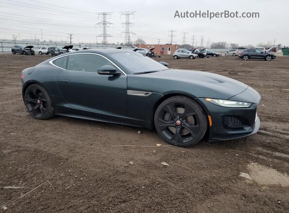 SAJD81FV8MCK69839 2021 JAGUAR F-TYPE Зеленый Передняя правая четверть