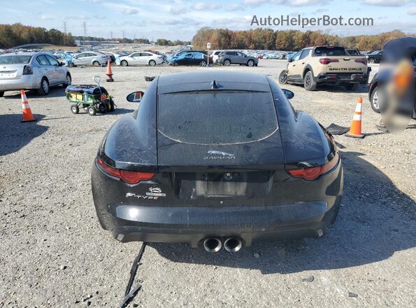 SAJDD1EV0JCK54664 2018 JAGUAR F-TYPE Black უკანა ხედი
