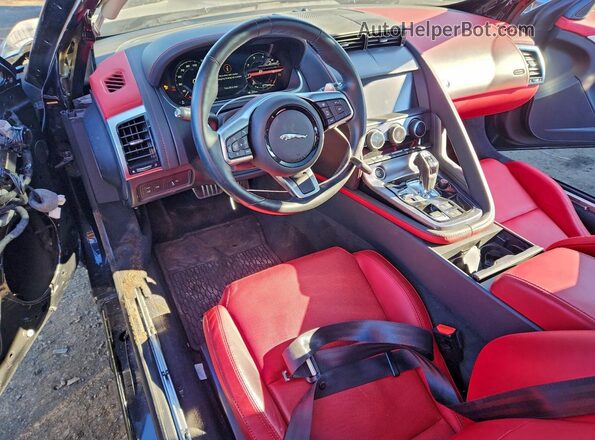SAJDF1EE6RCK85455 2024 JAGUAR F-TYPE Black Widok deski rozdzielczej