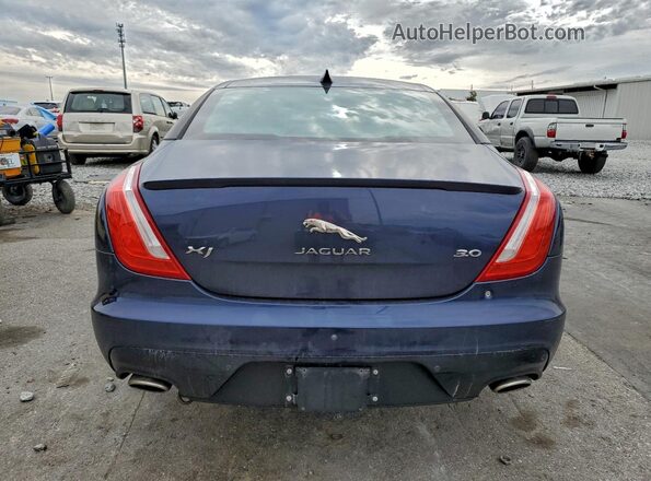 SAJWA1C73G8V91136 2016 JAGUAR XJ Blue Вид ззаду