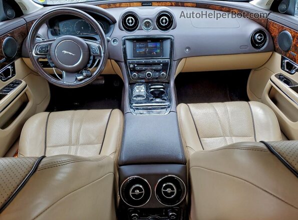 SAJWA1C73G8V91136 2016 JAGUAR XJ Blue Вид панелі приладів