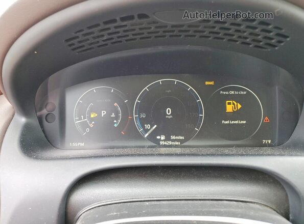 SAJWA1C73G8V91136 2016 JAGUAR XJ Blue Вид щитка приладів