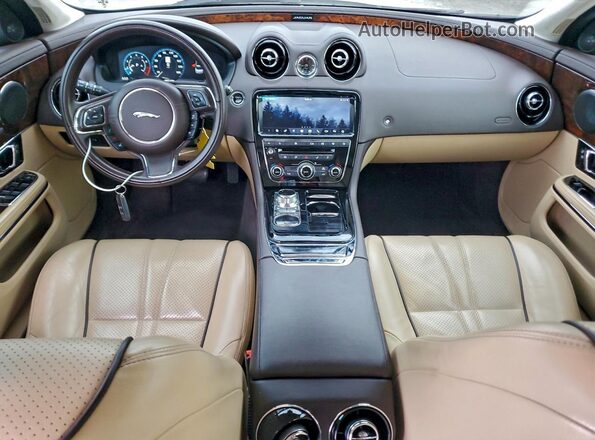 SAJWA1C79K8W21037 2019 JAGUAR XJ White Вид панелі приладів