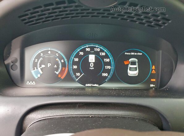 SAJWA1C79K8W21037 2019 JAGUAR XJ White Вид щитка приладів