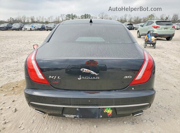 SAJWA2G75H8W12117 2017 JAGUAR XJL Black Вид ззаду