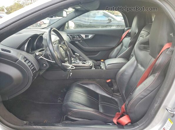 SAJWA6ETXG8K32213 2016 JAGUAR F-TYPE Silver Вид салону спереду