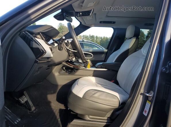 SAL1L9FU9PA149885 2023 LAND ROVER RANGE Gray Widok wnętrza z przodu