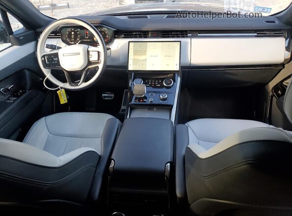 SAL1L9FU9PA149885 2023 LAND ROVER RANGE Gray Widok deski rozdzielczej