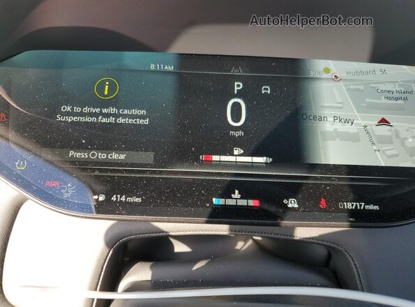 SAL1P9EU3SA440462 2025 LAND ROVER RANGE Gray Instrument cluster view