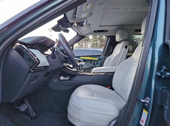 SAL1P9EU6RA418773 2024 LAND ROVER RANGE Teal წინა სალონის ხედი