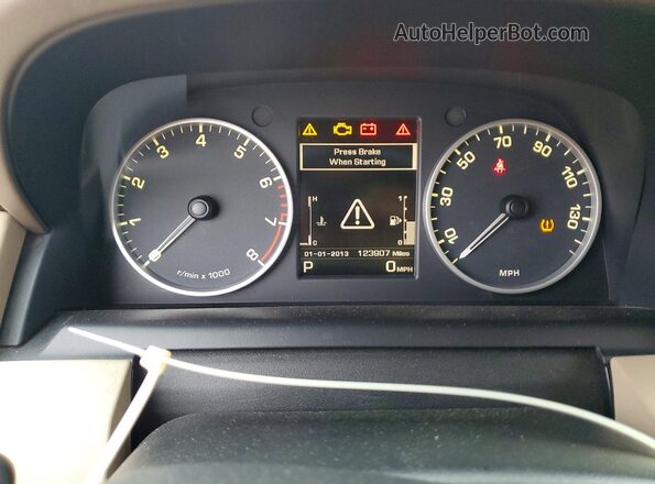 SALAG2V60GA797288 2016 LAND ROVER LR4 Black Instrument cluster view