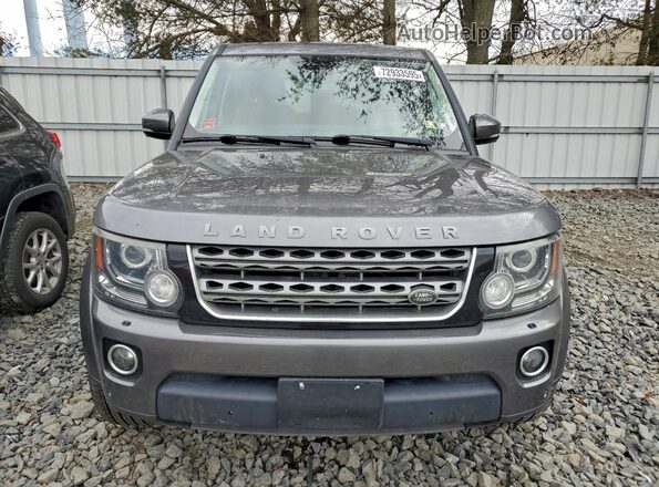 SALAG2V67GA814829 2016 LAND ROVER LR4 Серый Вид спереди