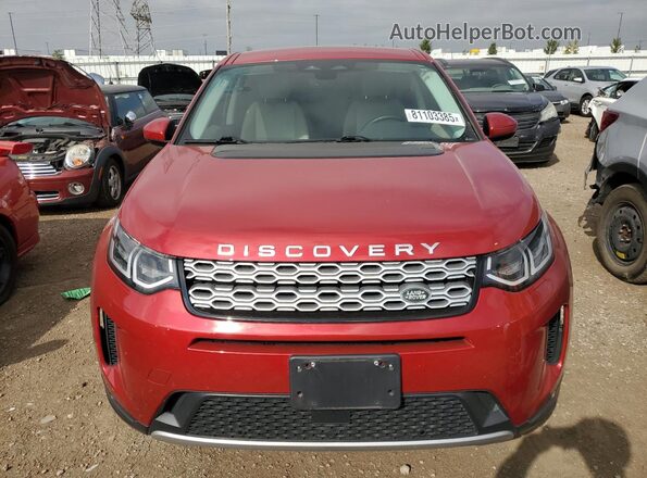 SALCJ2FX7NH905959 2022 LAND ROVER DISCOVERY Red წინა ხედი