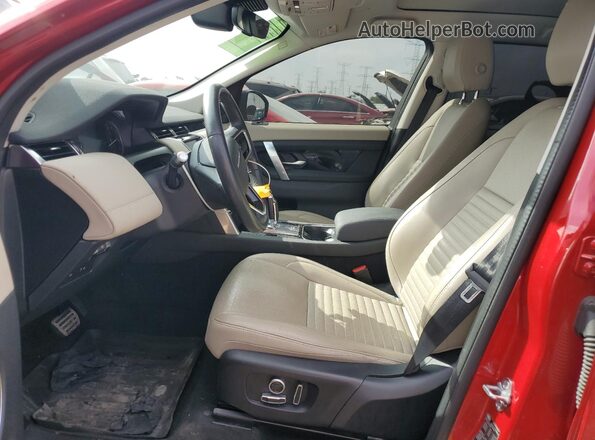 SALCJ2FX7NH905959 2022 LAND ROVER DISCOVERY Red წინა სალონის ხედი