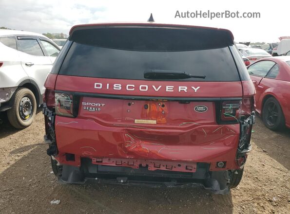 SALCJ2FX7NH905959 2022 LAND ROVER DISCOVERY Red უკანა ხედი
