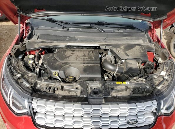 SALCJ2FX7NH905959 2022 LAND ROVER DISCOVERY Red უკანა სალონის ხედი
