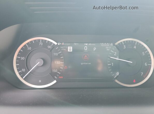 SALCJ2FX7NH905959 2022 LAND ROVER DISCOVERY Red ხელსაწყოთა პანელის ხედი