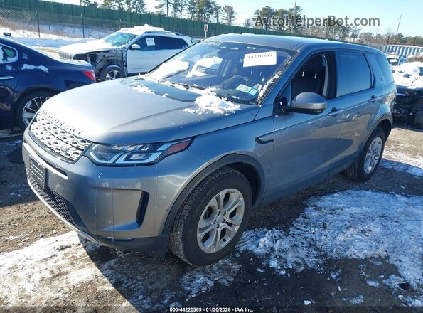 SALCJ2FX9MH903483 2021 LAND ROVER DISCOVERY SPORT Gray წინა მარცხენა ხედი სამი მეოთხედიდან