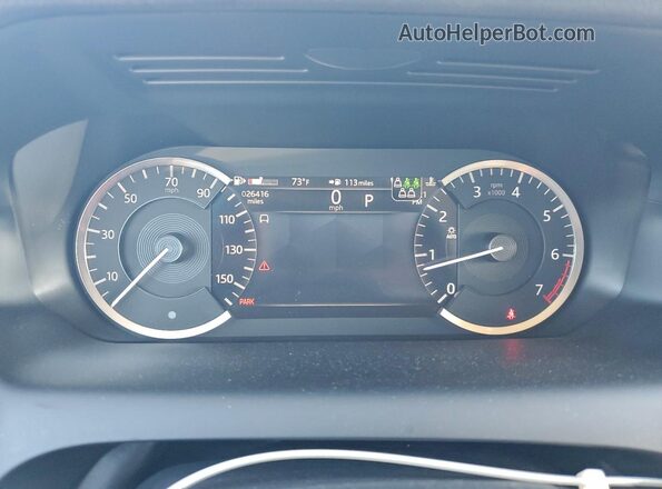 SALCJ2FX9PH321694 2023 LAND ROVER DISCOVERY Gray Вид щитка приладів