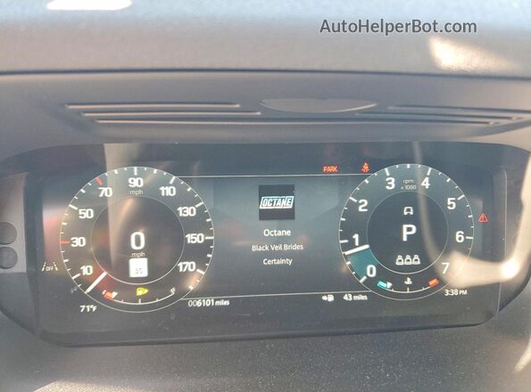 SALCL2FX4SH366142 2025 LAND ROVER DISCOVERY Gray ხელსაწყოთა პანელის ხედი
