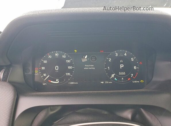 SALCL2FX6SH362819 2025 LAND ROVER DISCOVERY White Widok zestawu wskaźników