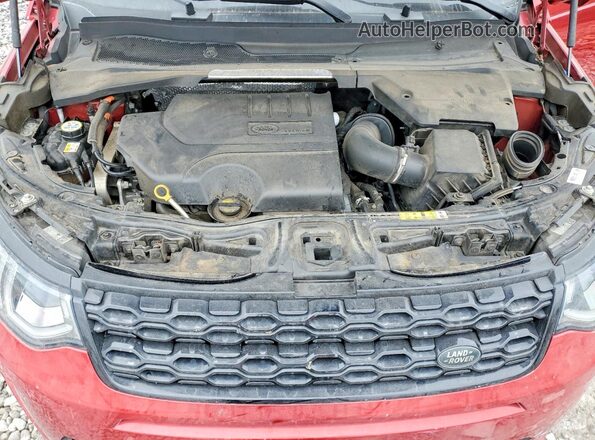 SALCL2FX7MH887892 2021 LAND ROVER DISCOVERY Red Շարժիչի բաժամունքի տեսք