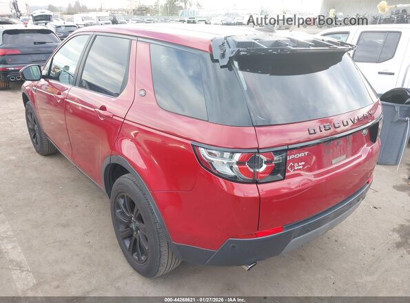 SALCP2BG4GH575821 2016 LAND ROVER DISCOVERY SPORT Red Trasero izquierdo