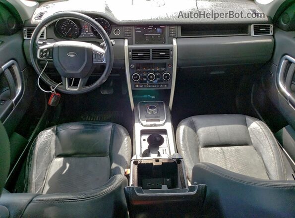 SALCP2BGXGH629915 2016 LAND ROVER DISCOVERY Black Widok deski rozdzielczej
