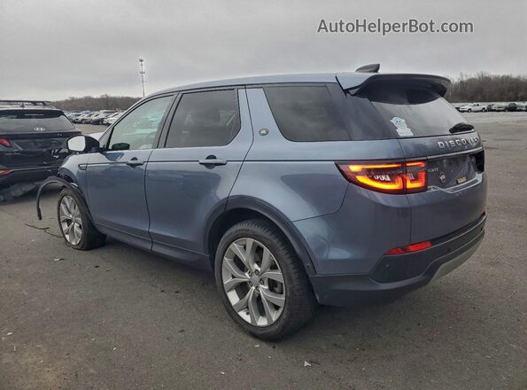SALCP2FX4MH889846 2021 LAND ROVER DISCOVERY Blue Trasero izquierdo