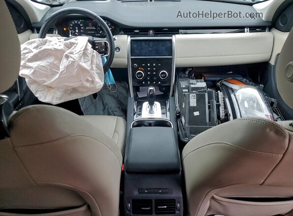 SALCP2FX4MH889846 2021 LAND ROVER DISCOVERY Blue Vista del salpicadero