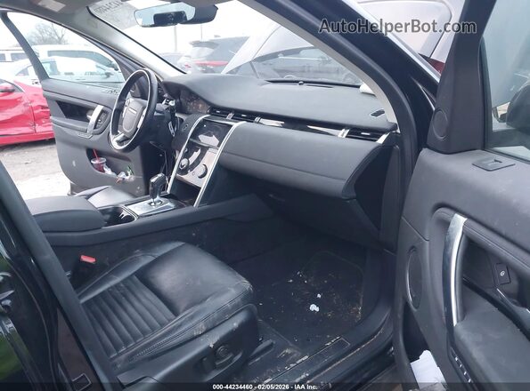 SALCP2FX6LH844177 2020 LAND ROVER DISCOVERY SPORT Black წინა სალონის ხედი