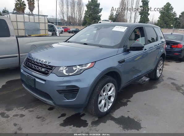 SALCP2RX3JH766501 2018 LAND ROVER DISCOVERY SPORT Light Blue Передняя левая четверть