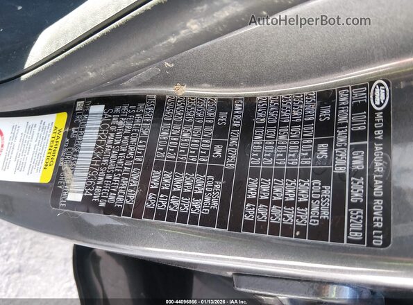 SALCR2FX3KH793634 2019 LAND ROVER DISCOVERY SPORT Gray Vista del compartimento del motor