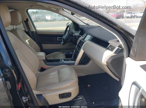 SALCR2RX0JH747558 2018 LAND ROVER DISCOVERY SPORT Black წინა სალონის ხედი