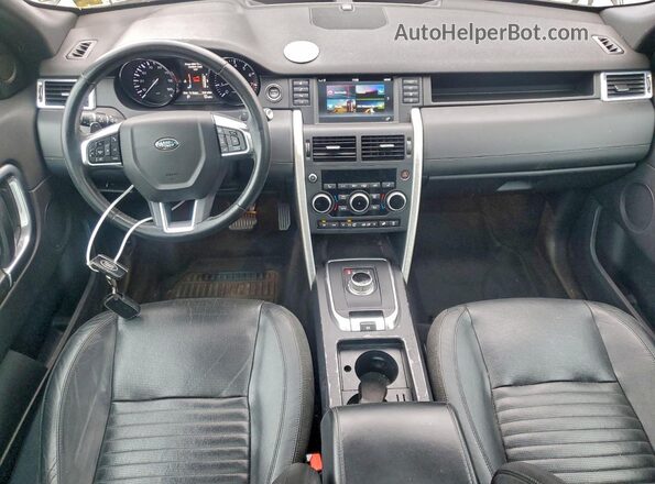 SALCT2BG2GH553635 2016 LAND ROVER DISCOVERY Black Dashboard view