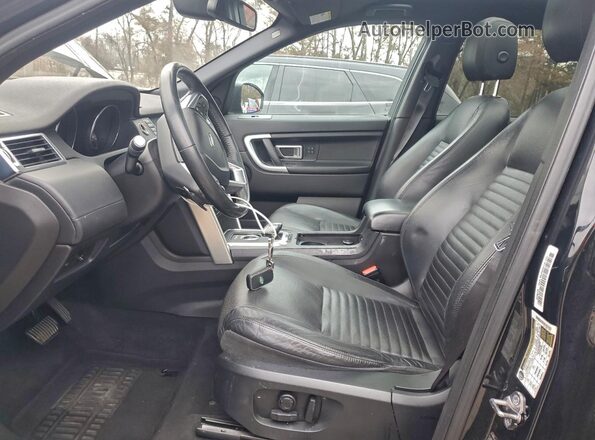 SALCT2BG2GH553635 2016 LAND ROVER DISCOVERY Black Front interior view