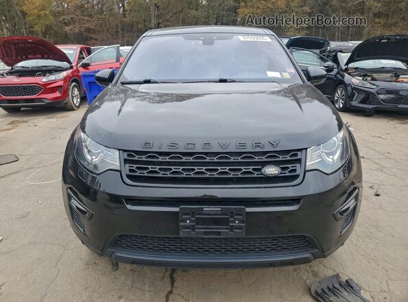 SALCT2BG2GH553635 2016 LAND ROVER DISCOVERY Black Front view