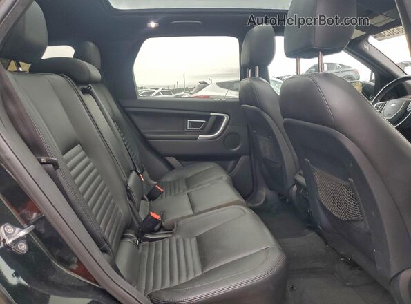 SALCT2BG2GH553635 2016 LAND ROVER DISCOVERY Black Rear seats view