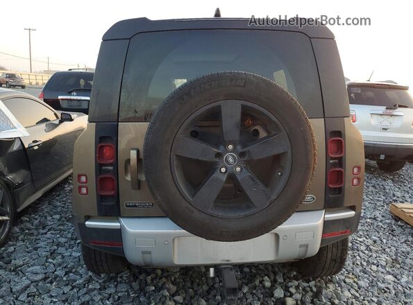 SALE1EEU1L2020481 2020 LAND ROVER DEFENDER Brown Widok z tyłu