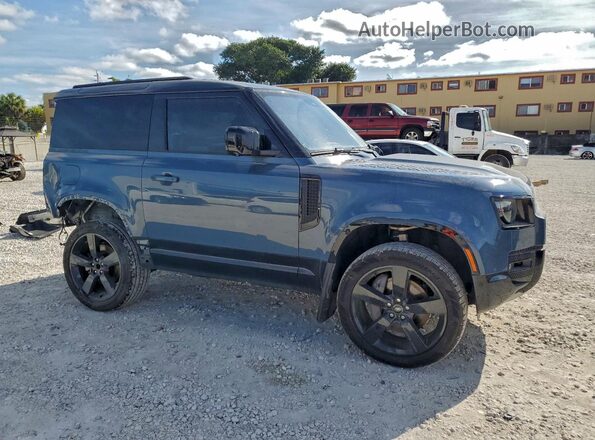 SALE26RU3N2102809 2022 LAND ROVER DEFENDER Blue Передня права чверть