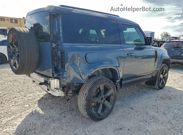 SALE26RU3N2102809 2022 LAND ROVER DEFENDER Blue Задня права чверть