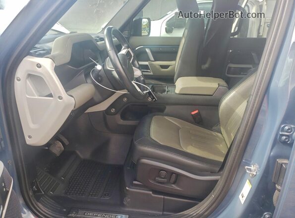 SALE2ERUXM2035408 2021 LAND ROVER DEFENDER Teal წინა სალონის ხედი