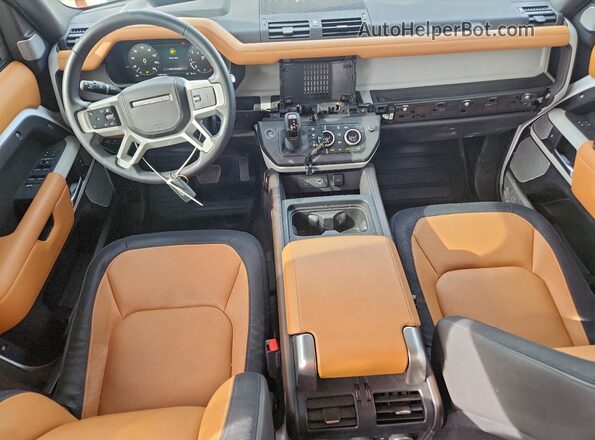 SALE2FEU4R2279591 2024 LAND ROVER DEFENDER White წინა პანელის ხედი