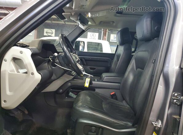 SALE9EEU4L2023223 2020 LAND ROVER DEFENDER Серебряный Вид салона спереди