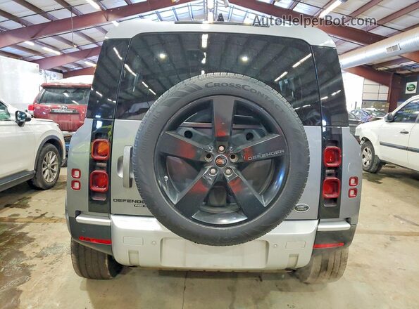 SALE9EEU4L2023223 2020 LAND ROVER DEFENDER Серебряный Вид сзади