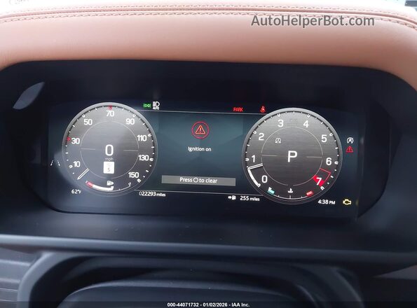 SALEJ7EX8R2345255 2024 LAND ROVER DEFENDER Black უკანა სავარძლების ხედი