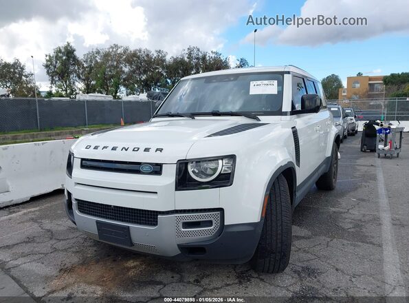 SALEJ7RX4M2034618 2021 LAND ROVER DEFENDER White Vista tres cuartos delantera izquierda