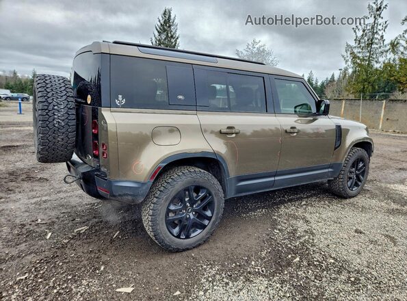 SALEP7EU7L2017031 2020 LAND ROVER DEFENDER Brown Tył prawy