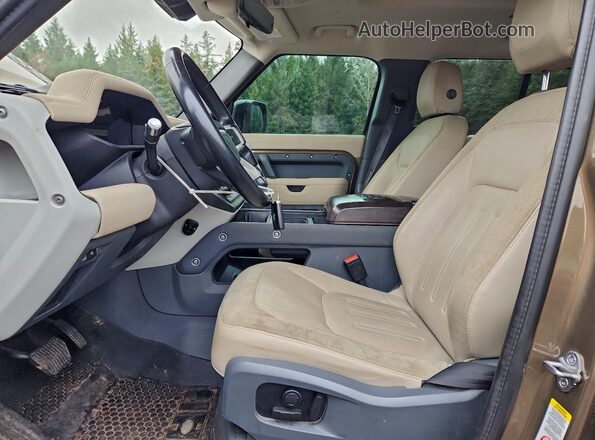 SALEP7EU7L2017031 2020 LAND ROVER DEFENDER Brown Widok wnętrza z przodu